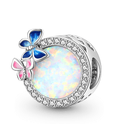 Annmors Gänseblümchen Charms für Armband 925 Sterling Silber Blume Anhänger mit Kubischem Zirkon Schmuck Kollektion 